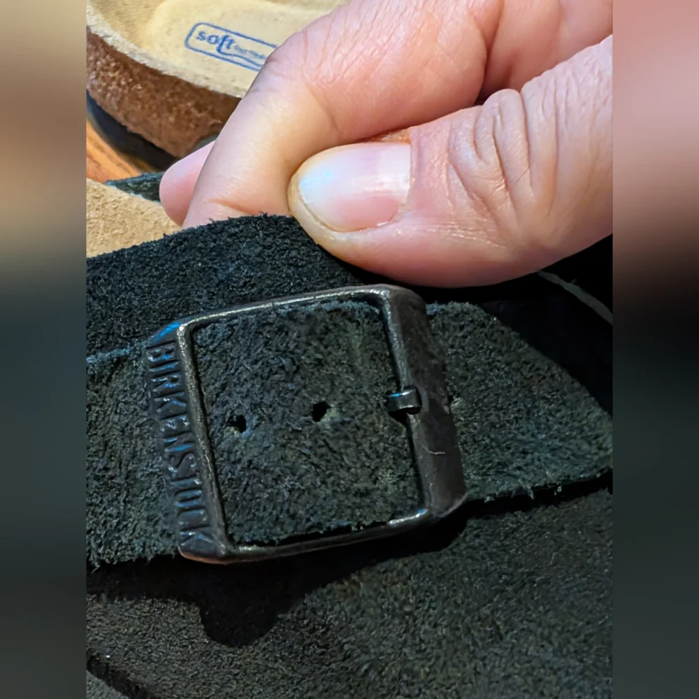 Birkenstock Boston Soft FootbedSuede Leather - Black - Picture 3 of 14